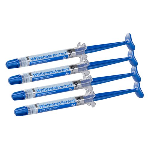 Kit 4 Seringas Clareamento Dental Whiteness Perfect 10% Fgm