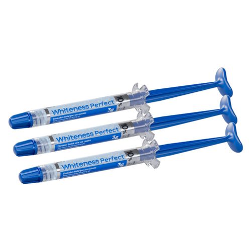 Kit 3 Seringas Clareamento Dental Whiteness Perfect 10% Fgm