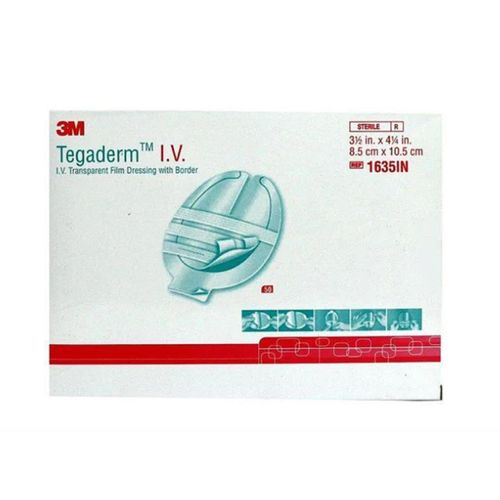 Curativo Transparente Tegaderm IV 8,5cm X 10,5cm 1635BR (unidade) - 3M Curativo Transparente Tegaderm IV 8,5cm X 10,5cm 1635BR (unidade) - 3M