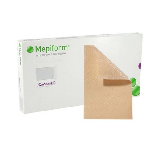 Curativo de Silicone para Cicatrizes e Queloides Mepiform 5×7,5 cm (unidade) - Molnlycke