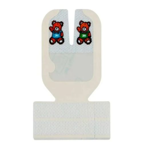 Curativo Fixador Estéril Tegaderm Infantil IV 5cm x 5,7cm Fenestrado 1610 (unidade)- 3M Solventum