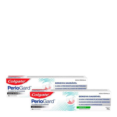 Kit-Pasta-de-Dente-Colgate-Periogard-Gengiva-Saudavel-Hortela-90g-2-Unidades Kit-Pasta-de-Dente-Colgate-Periogard-Gengiva-Saudavel-Hortela-90g-2-Unidades