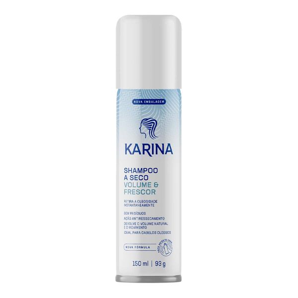 Shampoo a Seco Karina Volume e Frescor 150ml