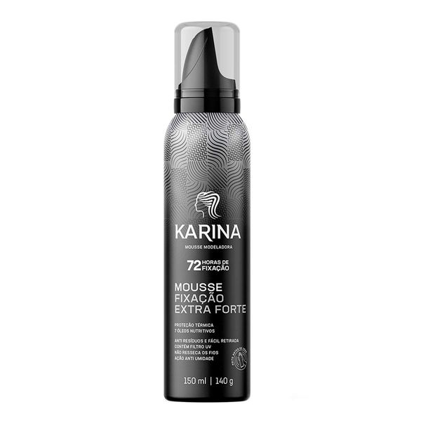 Mousse Modeladora Capilar Karina Extraforte 150ml