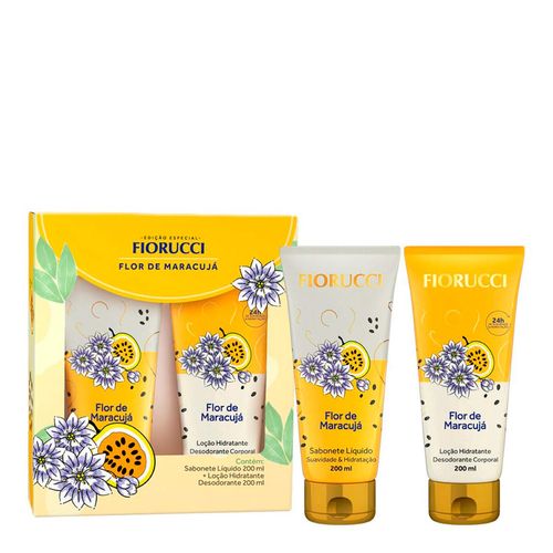 Kit Sabonete Líquido Fioruccu Miraflor 200Ml + Loção Hidratante 200Ml