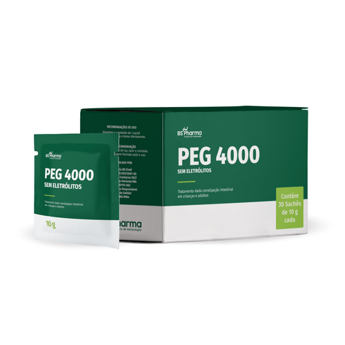 PEG 4000 (Polietilenoglicol) - 10 gramas 30 Sachês