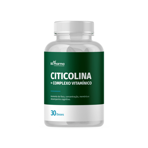 Citicolina e Complexo Vitamínico - 200 mg 30 Doses