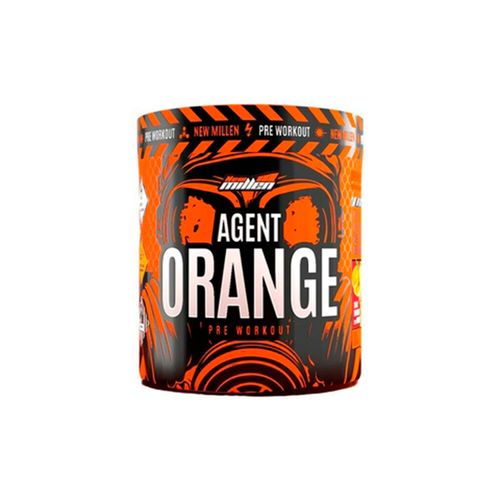 Pré-Treino Agent Orange 250g Abacaxi e Gengibre New Millen