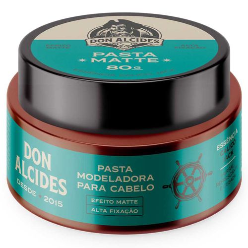 Pasta Matte Calico Jack Pomada Alta Fixação 80g Don Alcides Pasta Matte Calico Jack Pomada Alta Fixação 80g Don Alcides