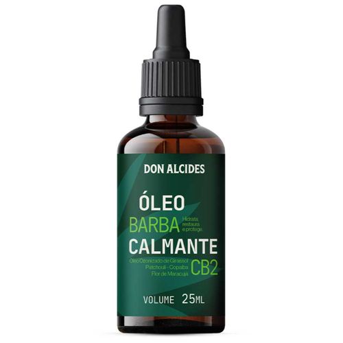 Óleo Para Barba CB2 Kush Calmante e Afrodisíaco 25mL Don Alcides Óleo Para Barba CB2 Kush Calmante e Afrodisíaco 25mL Don Alcides