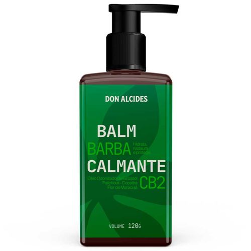 Balm Para Barba CB2 Kush Calmante e Afrodisíaco 120g Don Alcides Balm Para Barba CB2 Kush Calmante e Afrodisíaco 120g Don Alcides