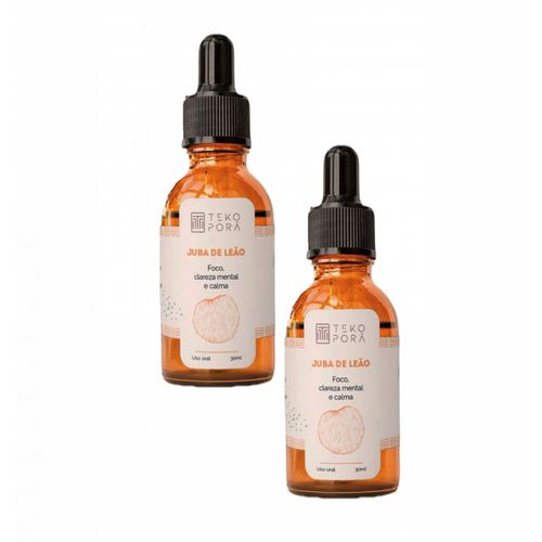 2x Extrato Juba De Leão- Hericium Erinaceus- Lions Mane-30ML
