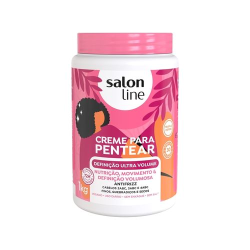 Salon Line Cr eme de Pentear Definição Ultra Volume