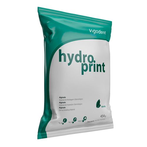 Alginato Hydroprint Premium Fast Set Menta 454g Vigodent