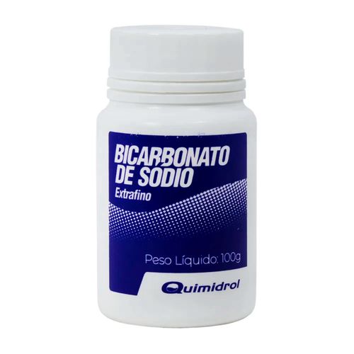 Bicarbonato de Sódio Extra Fino 100% Puro 100g Quimidrol