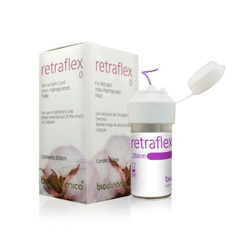 Fio Retrator Odontológico Retraflex Nº 0 250cm Biodinâmica