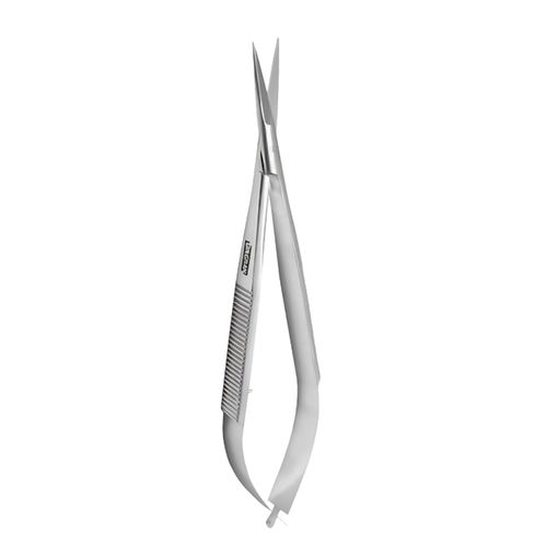 Tesoura Odontológica Castroviejo com Serrilha 14cm Golgran Reta
