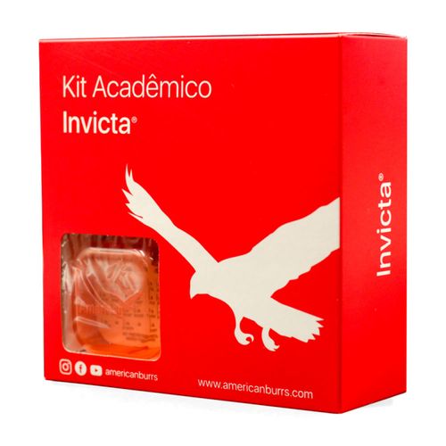Kit Educacional Invicta Dentística e Prótese Fixa Unileste American Burrs