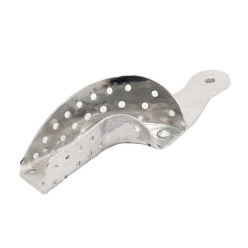 Moldeira Adulto Lateral Perfurada em Alumínio Tecnodent Esquerda Moldeira Adulto Lateral Perfurada em Alumínio Tecnodent Esquerda