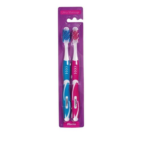 Escova De Dentes Klin C/2 Unidades Ultra Massage