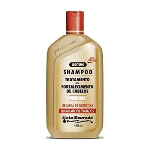 Gota Dourada Shampoo Fortal Cabelos C Quimica