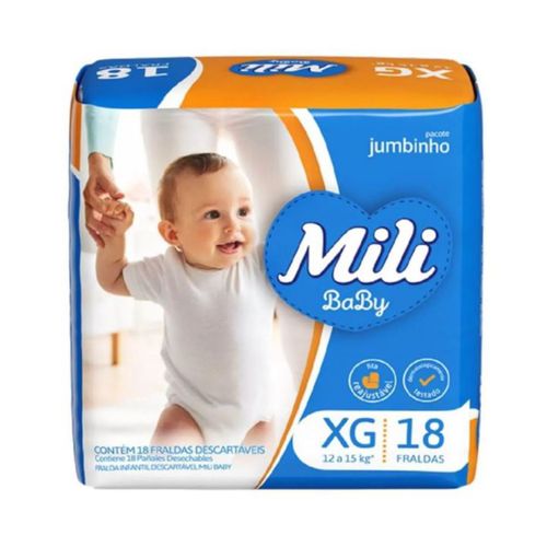 Fralda Mili Baby Jumbinho (Xg) 18 Unidades