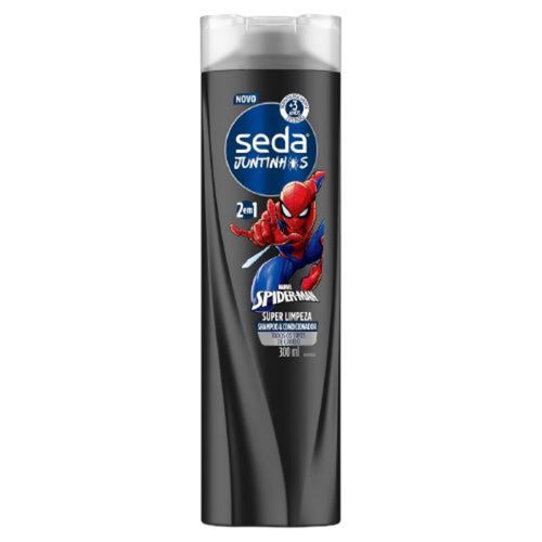 Shampoo Infantil Seda 300ml Homem Aranha Super Limpeza