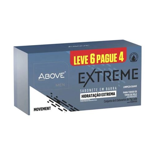 Sabonete Above 75g c/6 Unidades Extreme Movement
