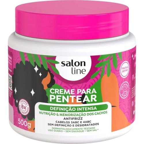 Creme Para Pentear Salon Line 500g Definição Intensa