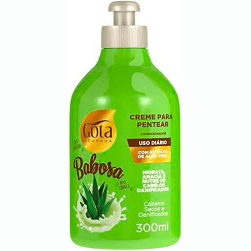 Gota Dourada Creme de Pentear Babosa C/Extr.Aloe Vera 300M
