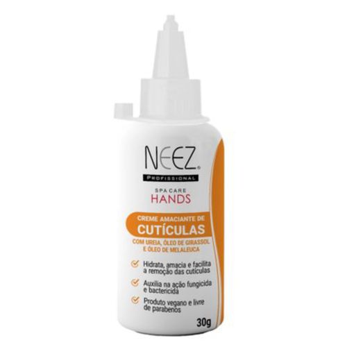 Neez Creme Amaciante de Cutículas 30g Vegano
