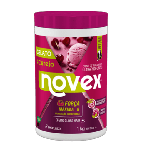 Creme Tratamento Novex 1kg Gelato Cereja