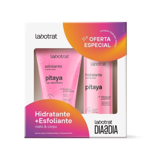 Kit Dia A Dia Esfoliante + Hidratante Pitaya Labotrat