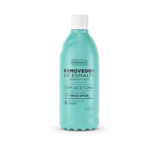 Removedor De Esmalte Farmax 500ml Argan