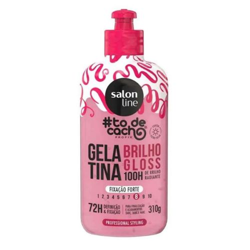 Gelatina Capilar Salon Line 310g Brilho Gloss