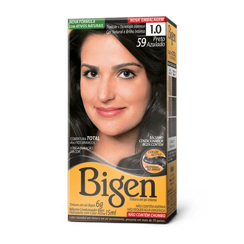Tinta Bigen 6g 1.0 59 Preto Azulado