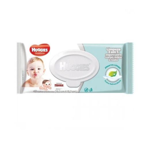 Lenço Umedecido Huggies Classic Refr One & Done