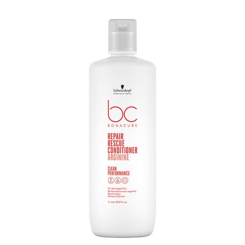 Schwarzkopf Professional BC Bonacure Clean Performance Repair Rescue Condicionador 1L Schwarzkopf Professional BC Bonacure Clean Performance Repair Rescue Condicionador 1L