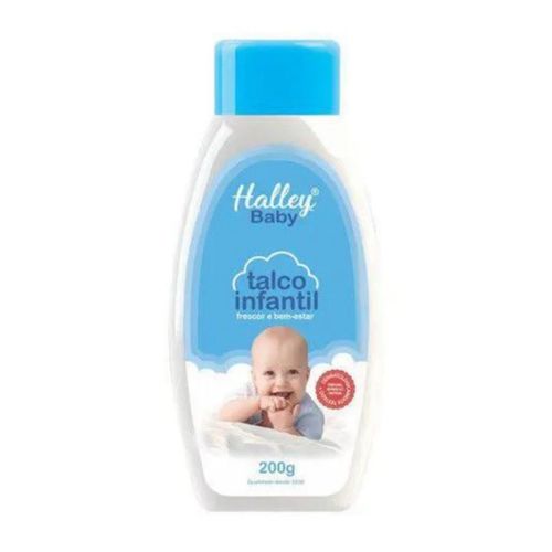 Talco Infantil Halley Baby 200g Azul
