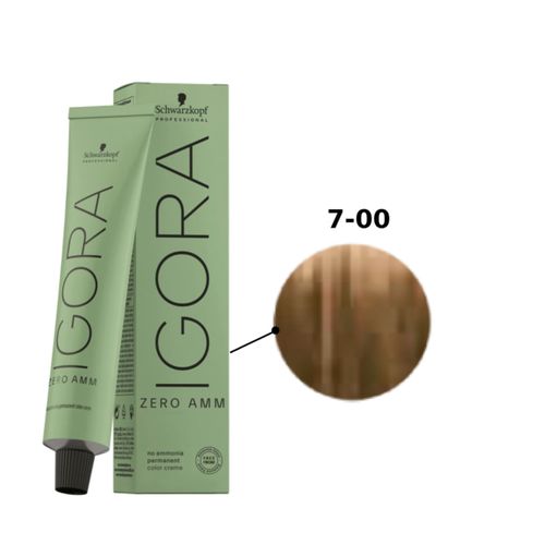 Schwarzkopf Igora Zero AMM 7-0 Louro Médio Natural 60mL