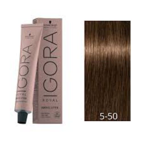 Coloração Igora Royal Absolutes-Ira 5-50 Castanho Claro Dourado Natural 60ml Schwarzkopf Coloração Igora Royal Absolutes-Ira 5-50 Castanho Claro Dourado Natural 60ml Schwarzkopf
