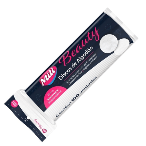 Algodão Disco Mili Beauty 100g