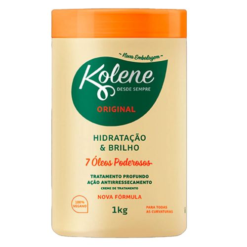 Creme Para Tratamento Kolene 1Kg Cronograma Hidratação