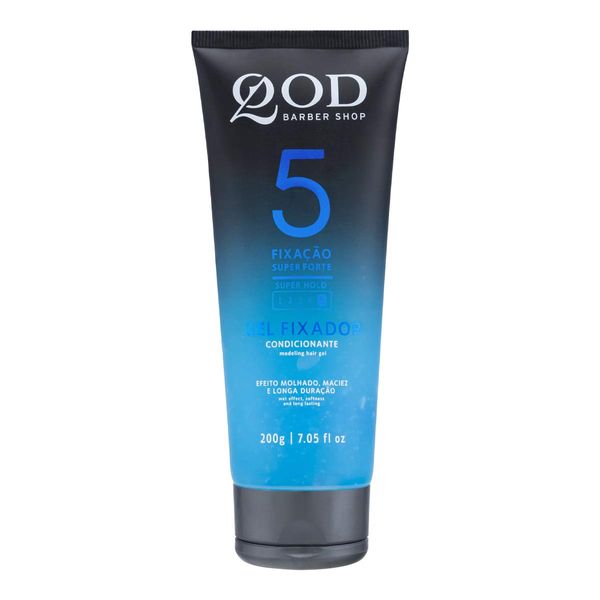 Gel Fixador Super Condicionante QOD Barber Shop 200g