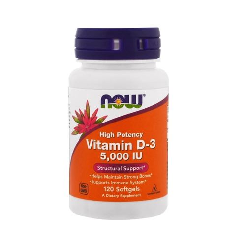 Vitamina D3 5.000 120 Softgels Now Foods