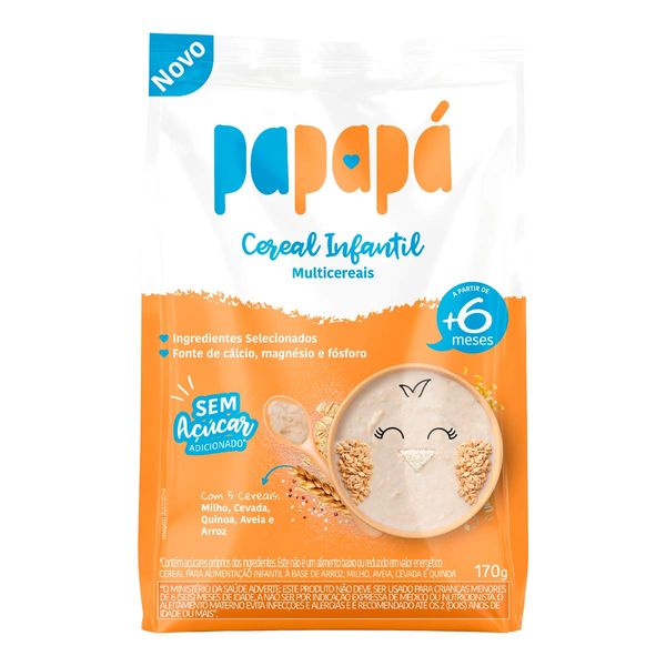 Cereal Infantil Papapa Multicereais 170g