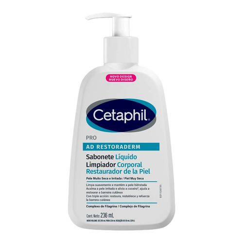 Sabonete Líquido Cetaphil Ad Restoraderm 236Ml