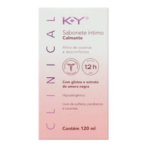 Sabonete Líquido Íntimo Calmante K-Y Clinical 120Ml