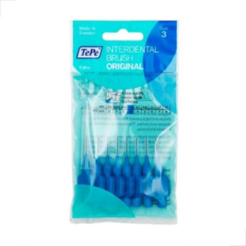 Escova Interdental 0.60mm Azul TePe Limpeza Suave Espaços Médios Dentes Higiene Bucal Avançada Compacta Placas Saúde Buc Escova Interdental 0.60mm Azul TePe Limpeza Suave Espaços Médios Dentes Higiene Bucal Avançada Compacta Placas Saúde Buc