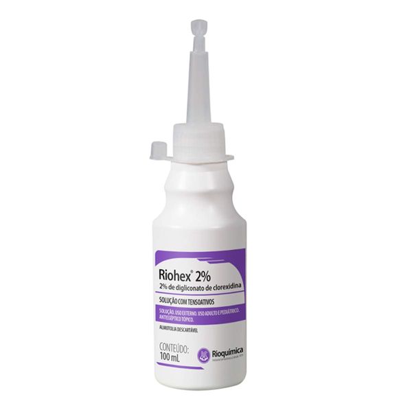 Degermante Antisséptico Riohex 2% Rioquímica 100ml
